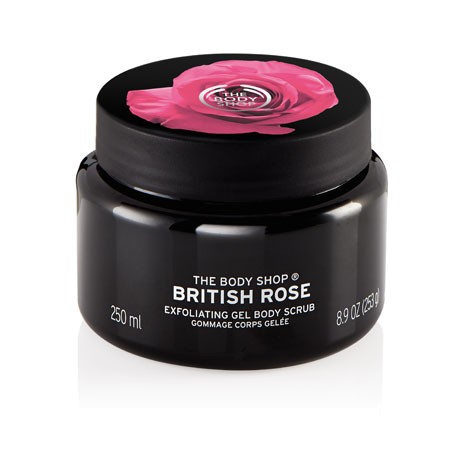 British Rose Exfoliating Gel Body Scrub