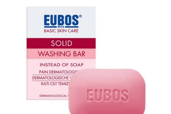 EUBOS Solid Washing Bar Red