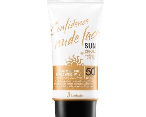 LadyKin Confidence Nude Face Sun Cream SPF50