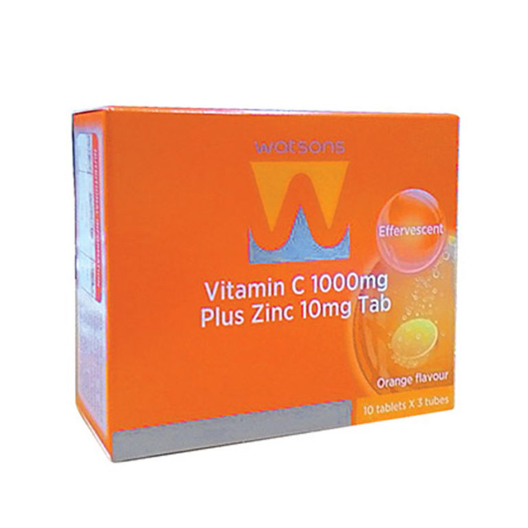 WATSONS Vitamin C 1000mg + Zinc 10mg 3x10Tablets (2025) reviews