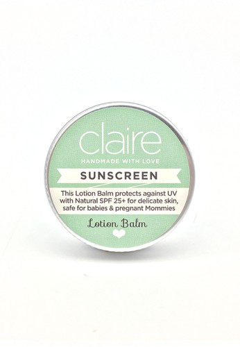 Claire Organics Sunscreen Lotion Balm