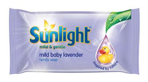 Sunlight Mild Baby Lavender Family Bar Soap