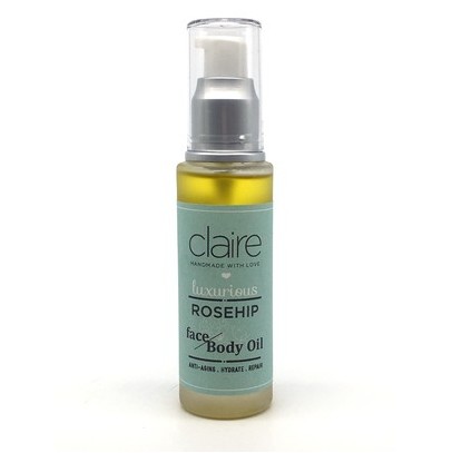 Claire Organics Luxurious Rosehip Face And Body Oil