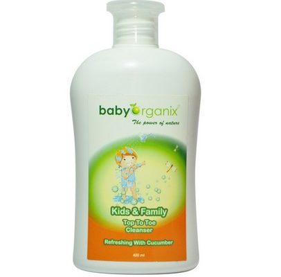 babyorganix kids & family top to toe cleanser