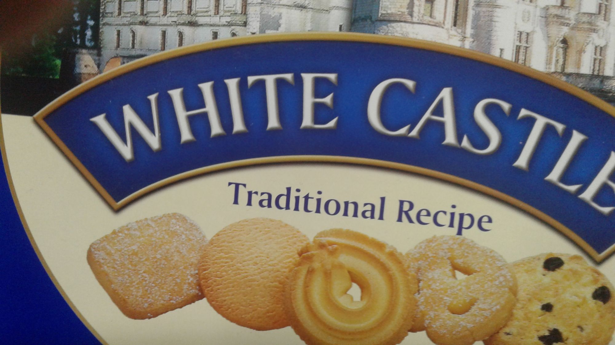 White castle butter cookies