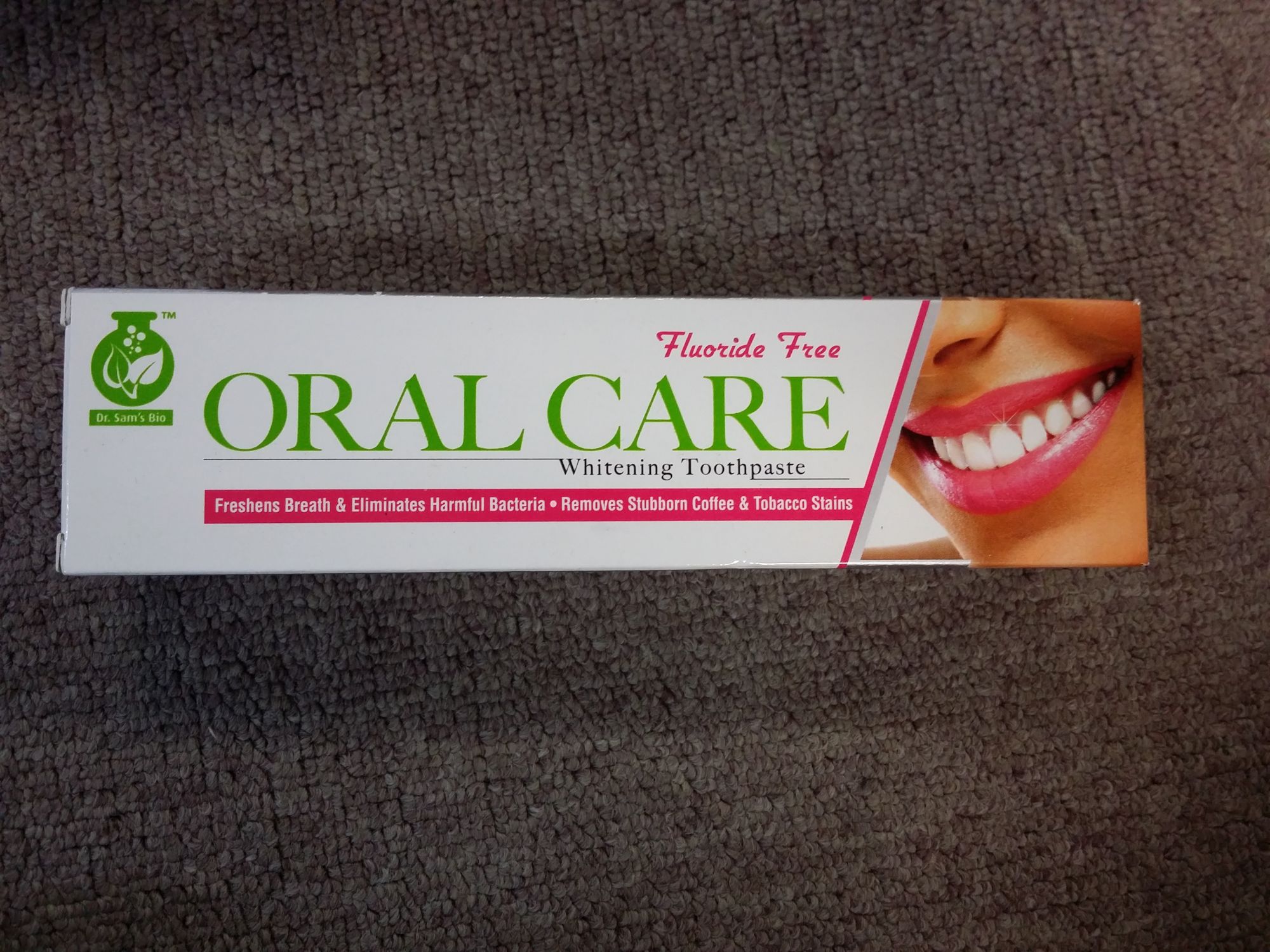 Dr. Sam's Fluoride Free Whitening Toothpaste reviews