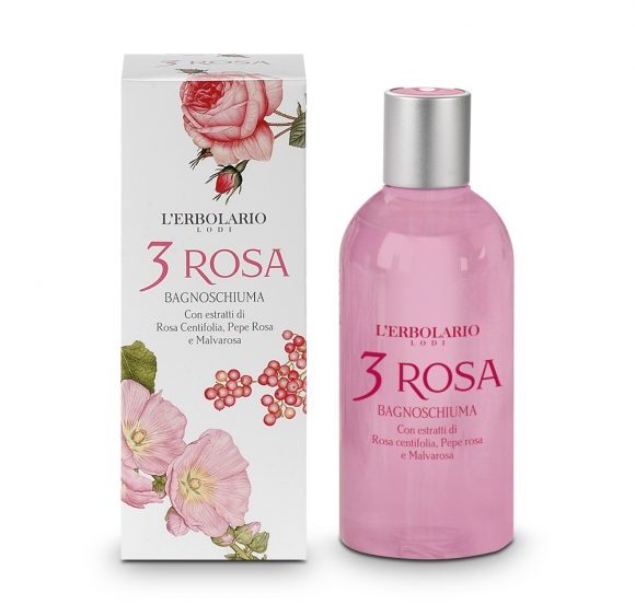 L'erbolario 3 Rosa Shower gel