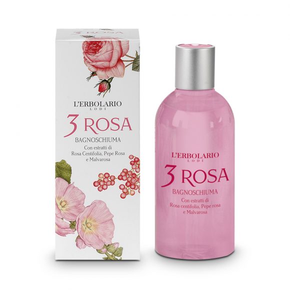 L'erbolario 3 Rosa Shower gel