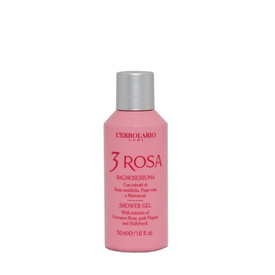 L'erbolario 3 Rosa Shower Gel 3Rosa Travel Size