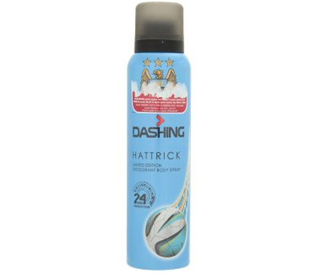 Dashing Limited Edition Deodorant Body Spray MCFC Hattrick