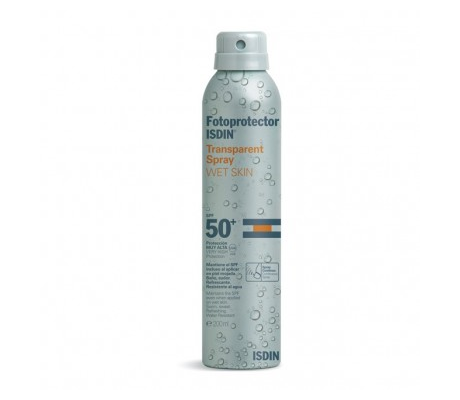 Fotoprotector ISDIN Transparent Spray Wet Skin SPF50+