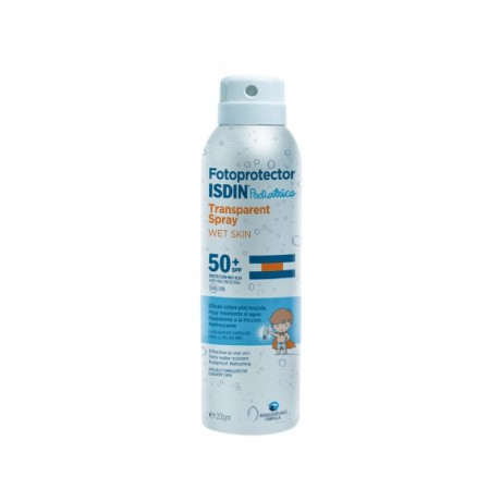 ISDIN Pediatrics Fotoprotector Transparent Spray Wet Skin SPF50+