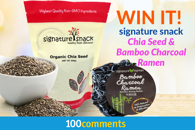 Signature Snack Chia Seed & Signature Market Bamboo Charcoal Ramen Contest