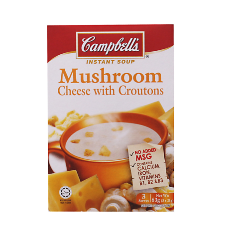 Campbell sup cendawan
