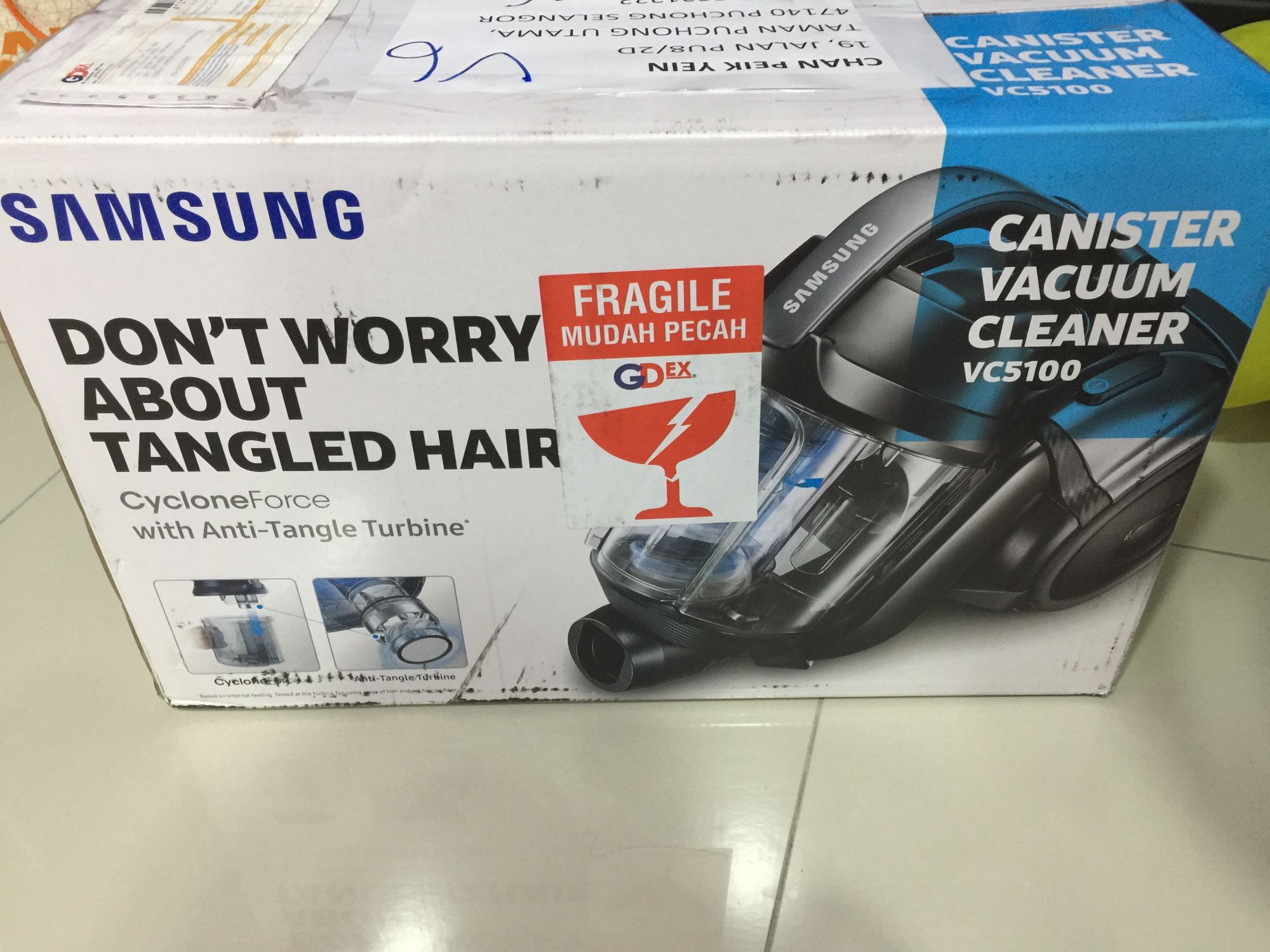 Samsung Anti-Tangle Turbine Vacuum Cleaner reviews