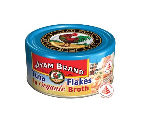 Ayam Brand Tuna Flakes in Organic Broth