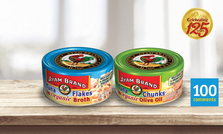 Ayam Brand Tuna Organic range