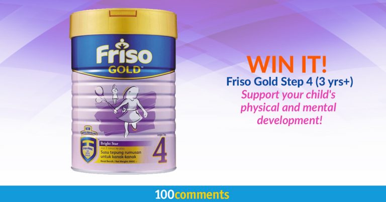 Friso Gold 4 Giveaway