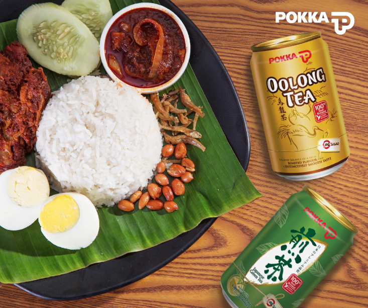Pokka the great accompaniment to oily meals