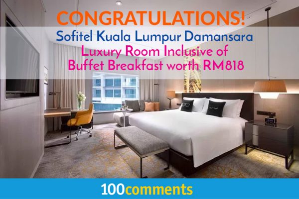 Contest Winners Announcement - Sofitel Kuala Lumpur Damansara