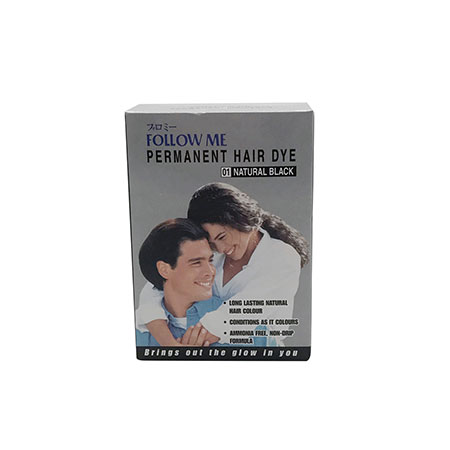 Follow Me Permanent Hair Dye 01 - Natural Black reviews