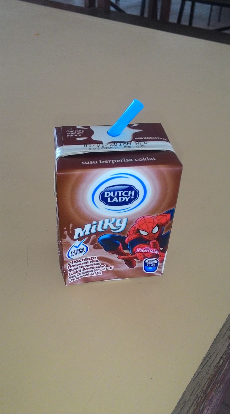 Kotak susu kecil lady dutch Susu Kotak