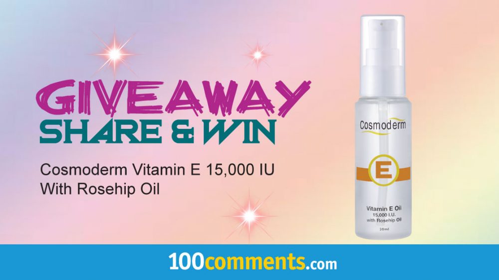 Cosmoderm Vitamin E 15,000 IU With Rosehip Oil Contest