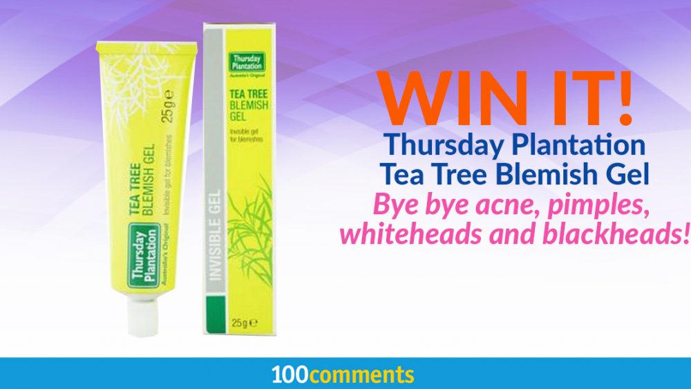 Thursday-Plantation-Tea-Tree-Blemish-Gel Contest