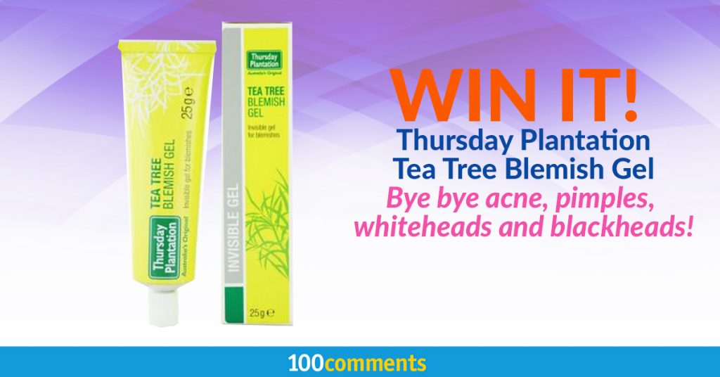 Thursday-Plantation-Tea-Tree-Blemish-Gel Contest