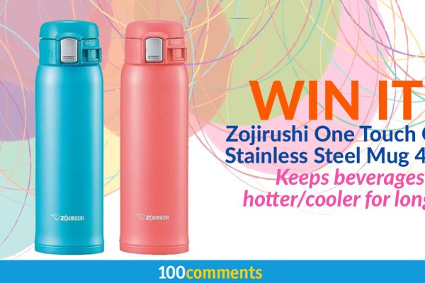 Zojirushi One Touch Open Stainless Steel Mug Contest