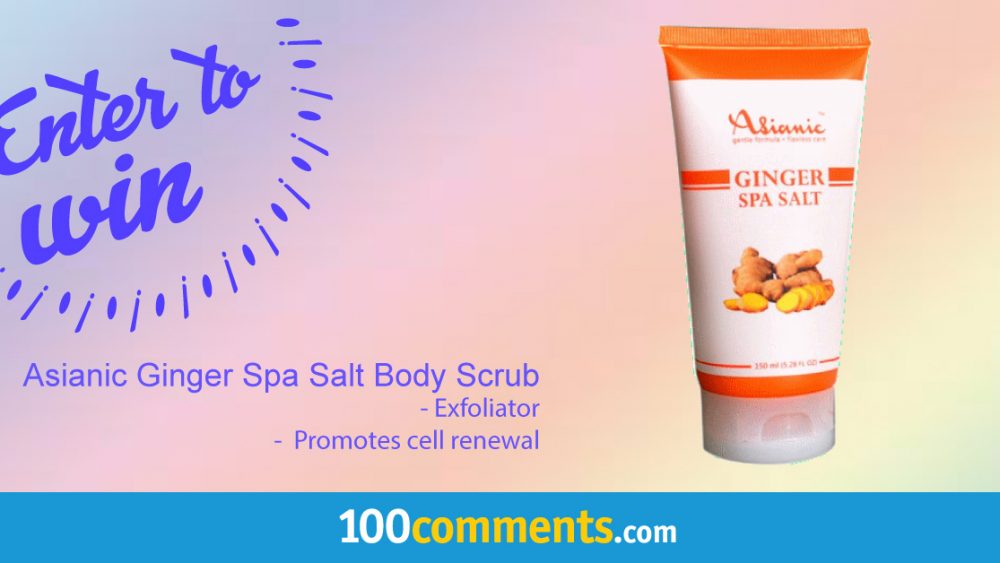 Asianic Ginger Spa Salt Body Scrub Contest