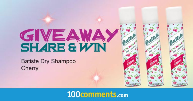 Batiste Dry Shampoo Cherry Contest