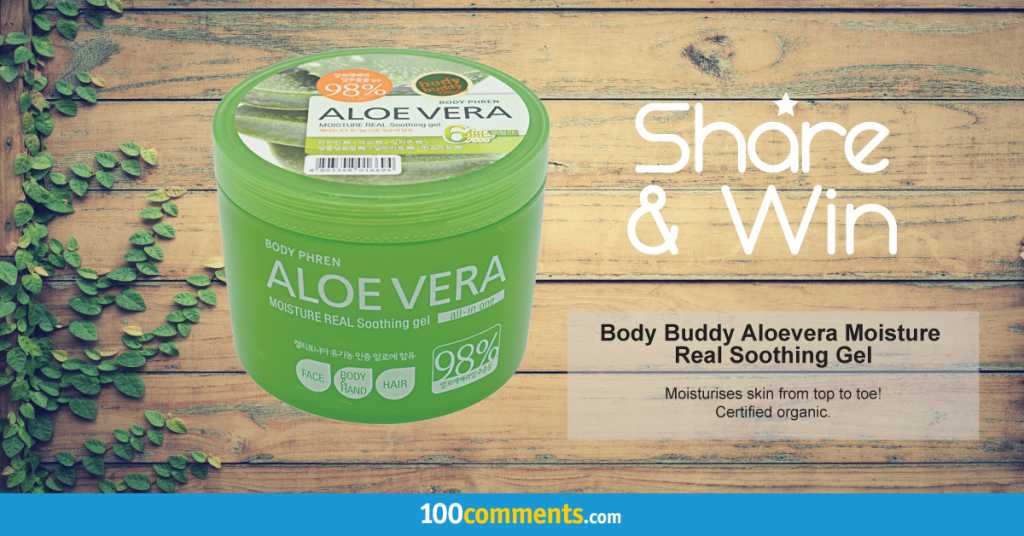 Body Buddy Aloe Vera Moisture Real Soothing Gel Contest