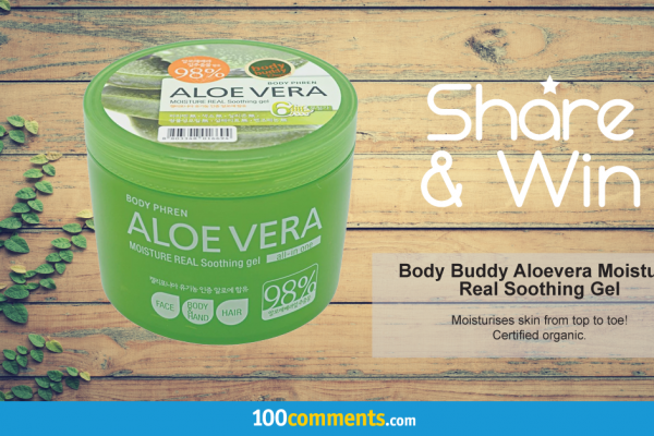 Body Buddy Aloe Vera Moisture Real Soothing Gel Contest