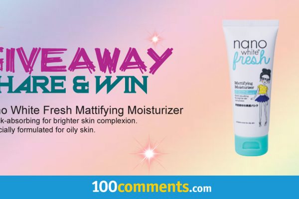 Nano White Fresh Mattifying Moisturizer Contest