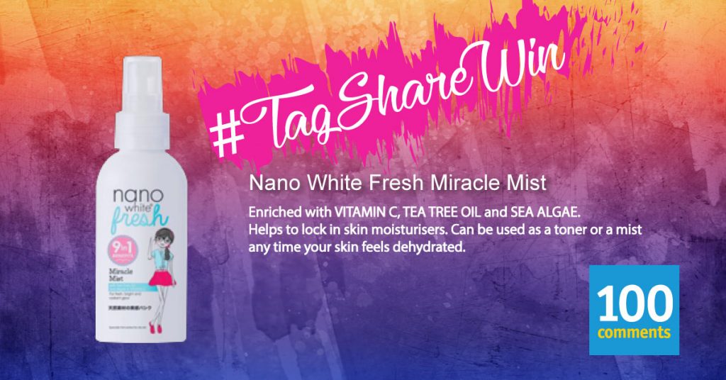 Nano White Fresh Miracle Mist Contest