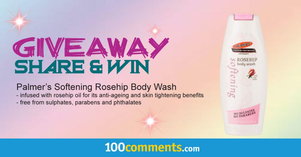 Palmer’s Softening Rosehip Body Wash Contest