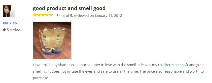 Biolane Gentle Shampoo Reviews 1
