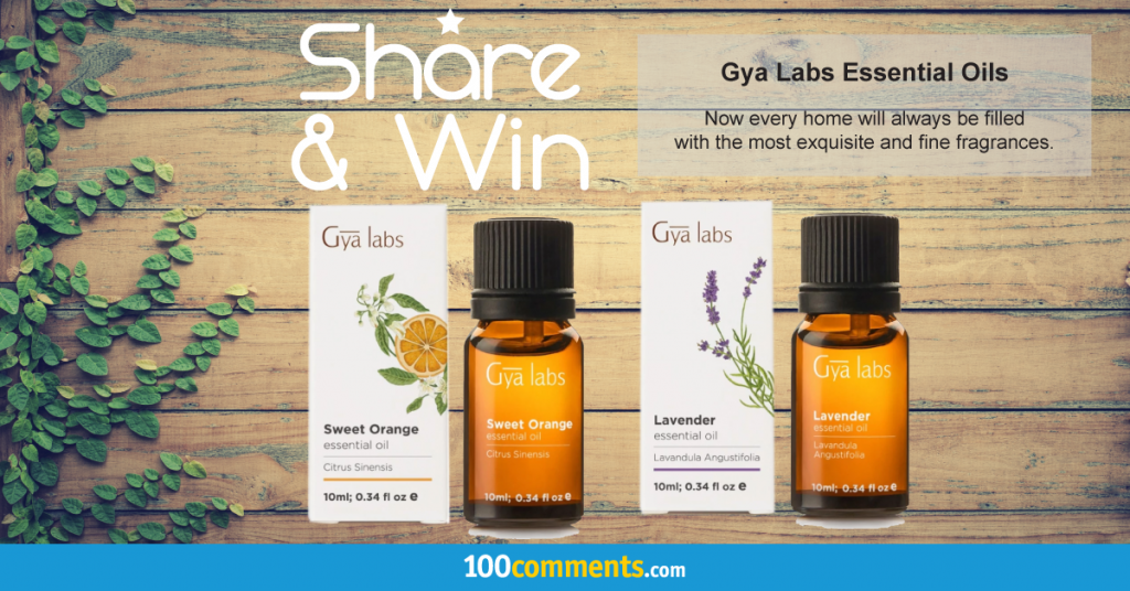 Gya Labs Essential Oils Contest