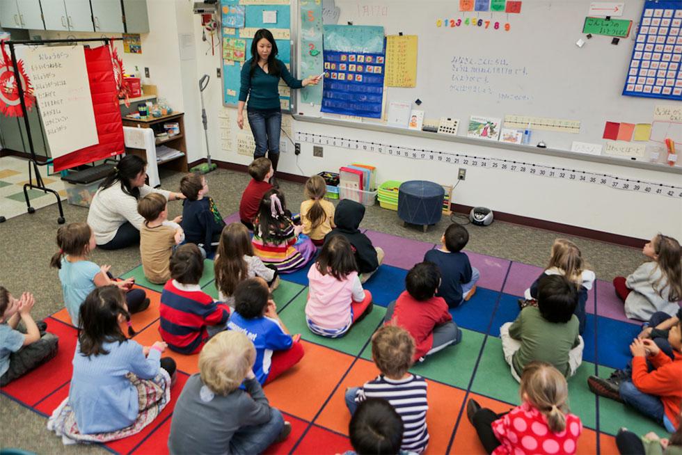 Lang class. Teaching Foreign languages in Kindergartens. Big class Elementary.