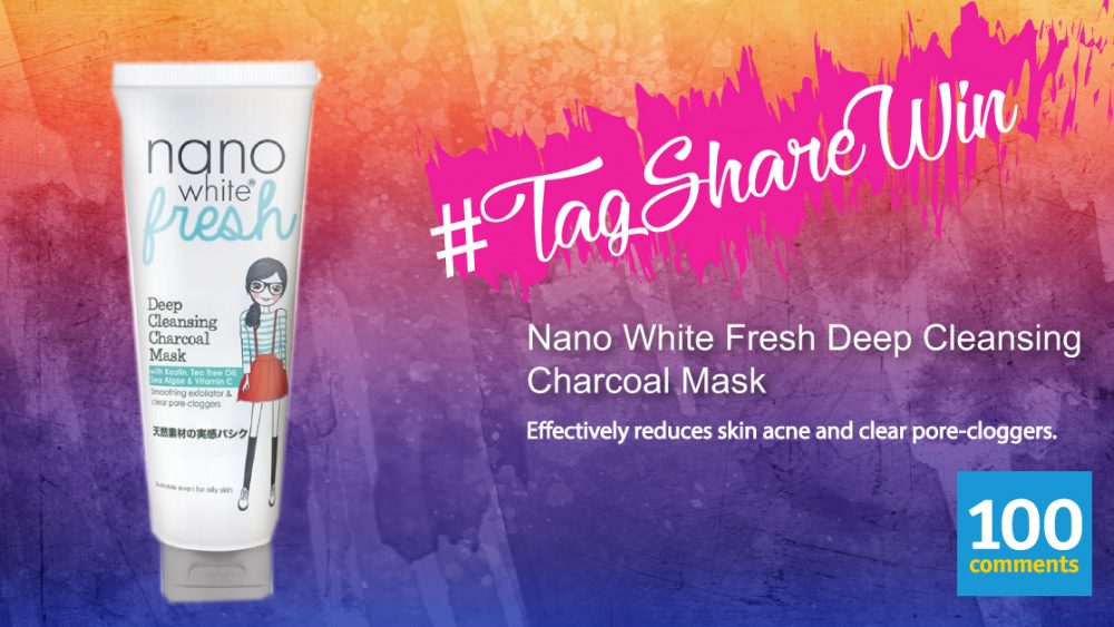 Nano White Fresh Deep Cleansing Charcoal Mask Contest