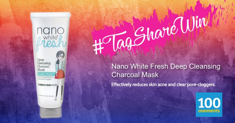 Nano White Fresh Deep Cleansing Charcoal Mask Contest
