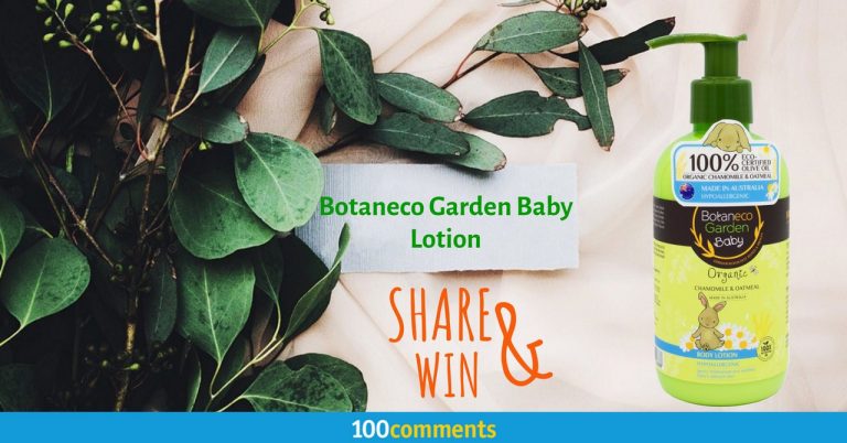 Botaneco Garden Baby Lotion Contest