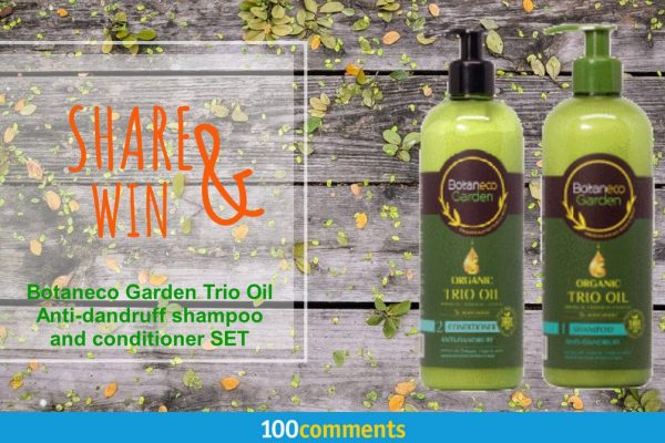 Botaneco Garden Trio Oil Anti-dandruff shampoo and conditioner set contest