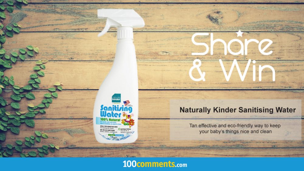 Naturally Kinder Sanitizing Water Contest
