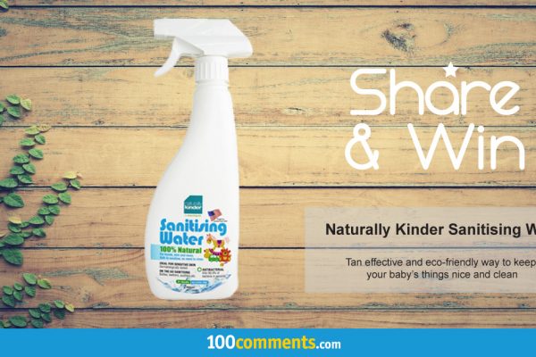 Naturally Kinder Sanitizing Water Contest