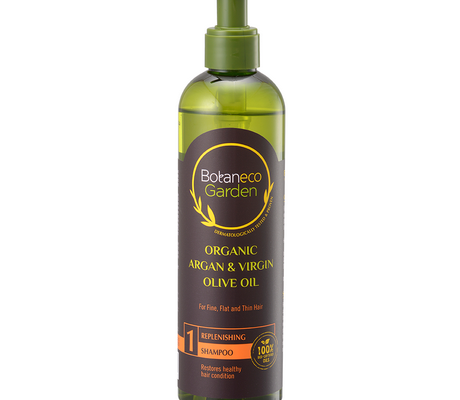 Botaneco Garden Organic Argan & Virgin Olive Oil Replenishing Shampoo