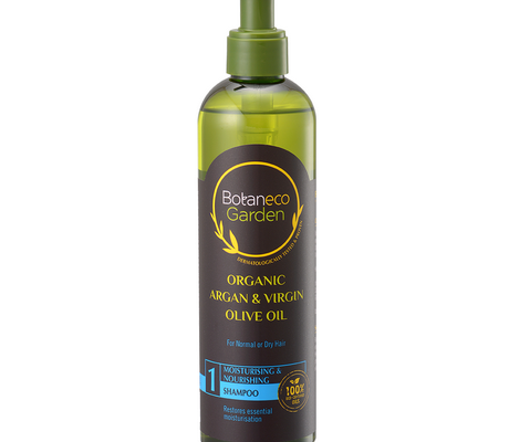 Botaneco Garden Organic Argan & Virgin Olive Oil Moisturising & Nourishing Shampoo