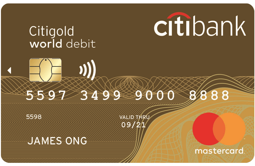 Citibank Gold Debit Card