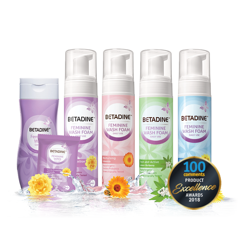 Experience Great Feminine Hygiene with BETADINE® Feminine Wash Foam!